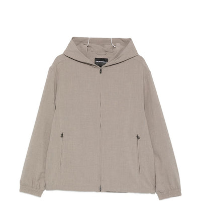Emporio Armani Hooded blouson jacket