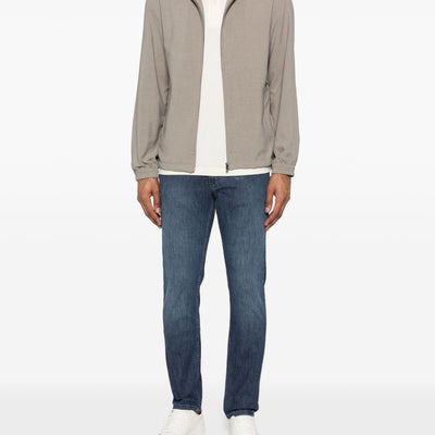 Emporio Armani Hooded blouson jacket