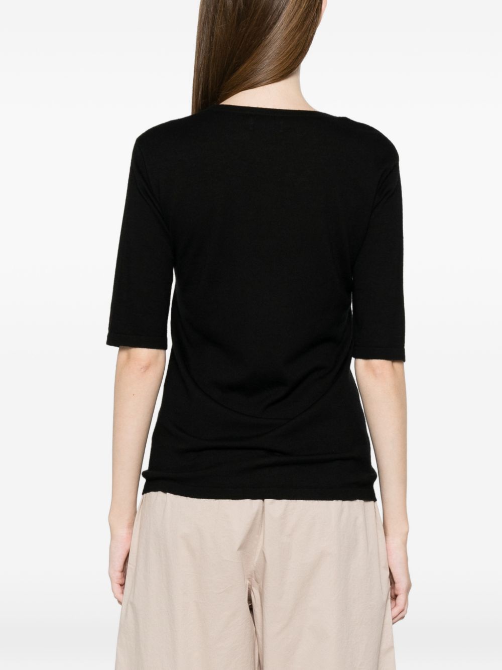 Soft Goat Cashmere crewneck sweater