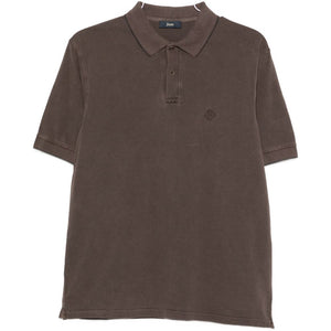 Herno Logo cotton polo shirt