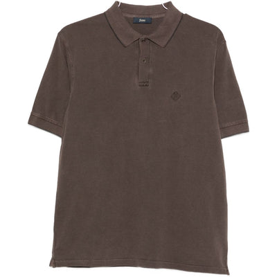 Herno Logo cotton polo shirt