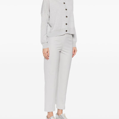 Base Linen and cotton blend cardigan