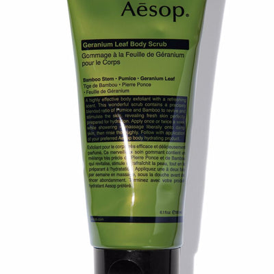 Aesop Geranium Leaf body scrub - 180ml