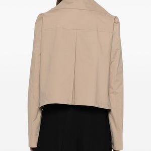 Emporio Armani Cotton double-breasted jacket