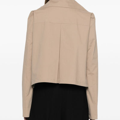 Emporio Armani Cotton double-breasted jacket