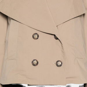 Emporio Armani Cotton double-breasted jacket