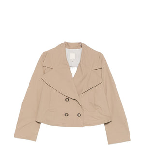 Emporio Armani Cotton double-breasted jacket