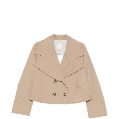 Emporio Armani Cotton double-breasted jacket