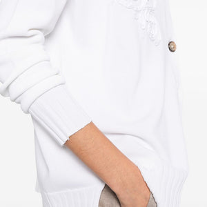 Ermanno Firenze V-neck Cotton blend v-necked cardigan