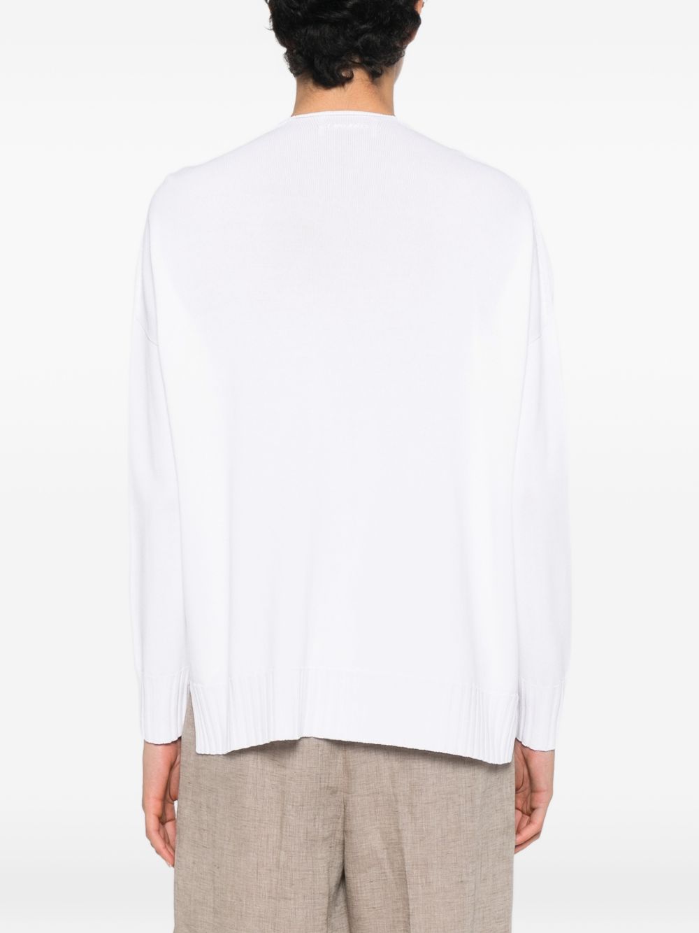 Ermanno Firenze V-neck Cotton blend v-necked cardigan