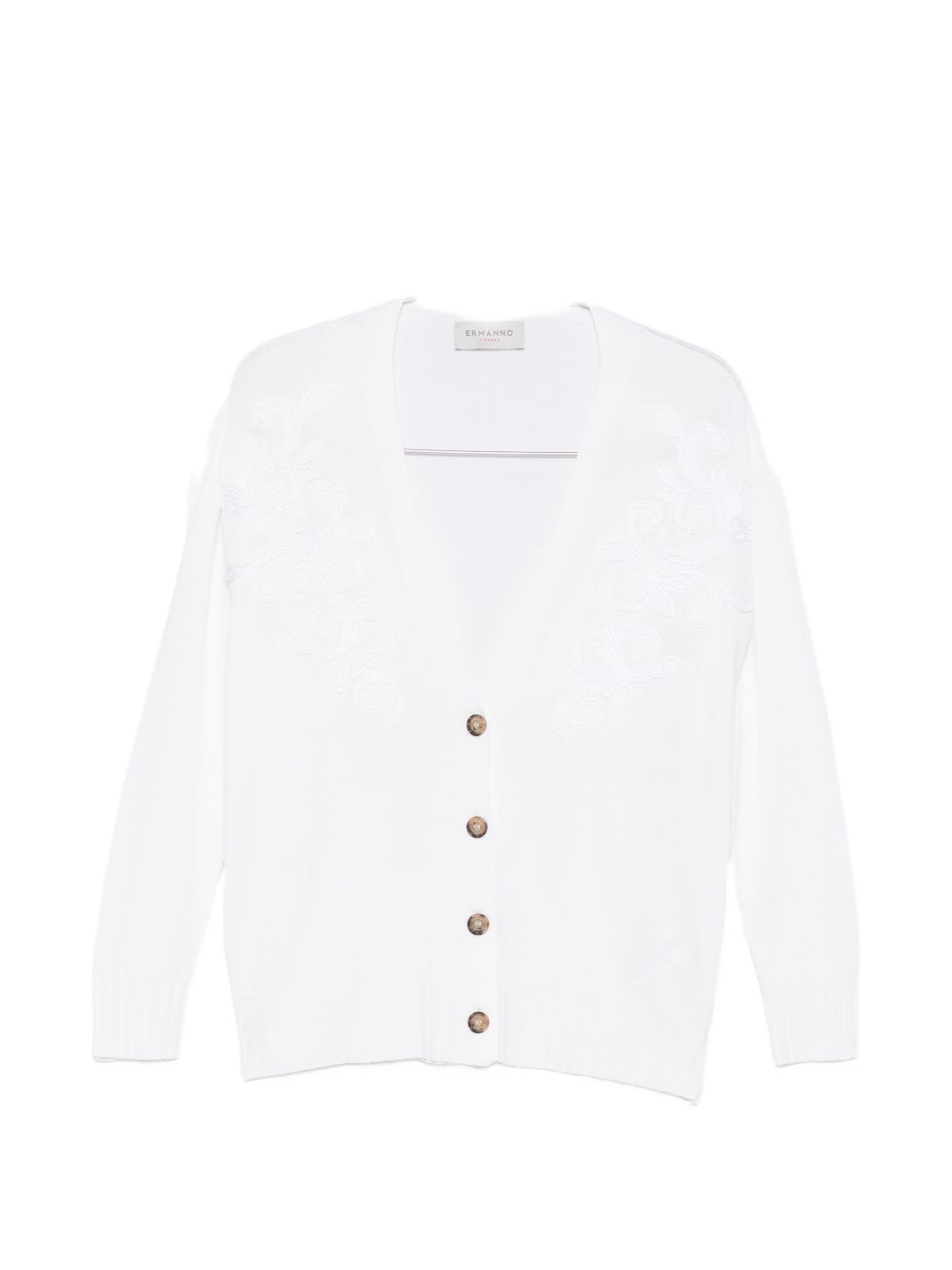 Ermanno Firenze V-neck Cotton blend v-necked cardigan