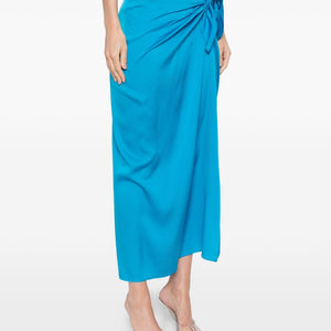 Silk95Five French Tie silk skirt