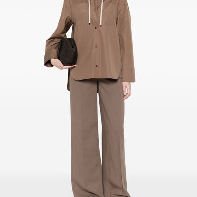 Via Masini 80 Linen wide-leg trousers
