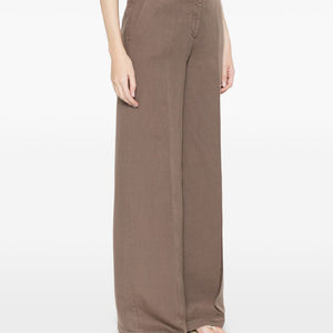 Via Masini 80 Linen wide-leg trousers