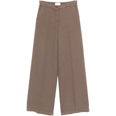 Via Masini 80 Linen wide-leg trousers