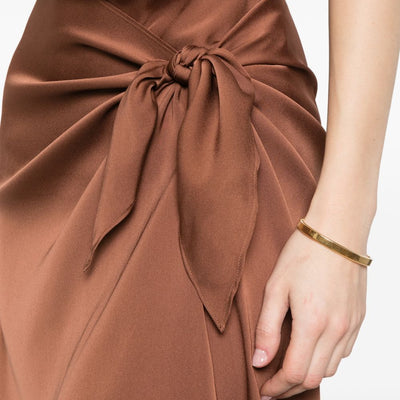 Silk95Five French Tie silk skirt