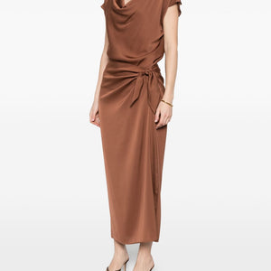 Silk95Five French Tie silk skirt