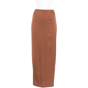 Silk95Five French Tie silk skirt