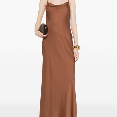 Silk95Five Germaine silk long dress