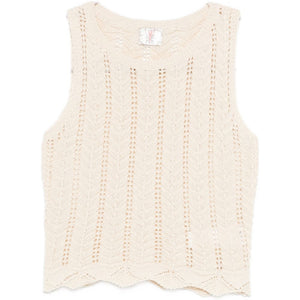 Bye Knitted cotton top