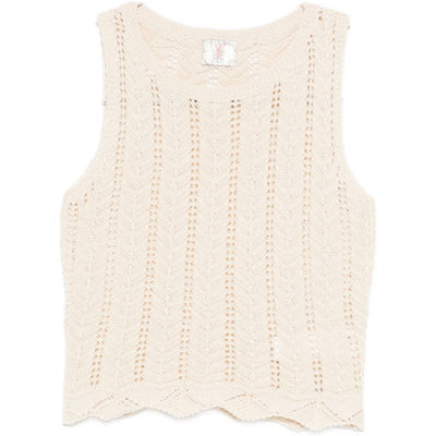 Bye Knitted cotton top