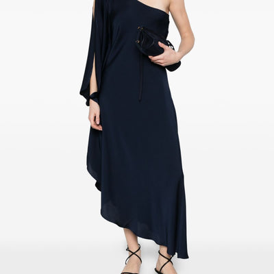 Silk95Five Ritz silk asymmetric dress