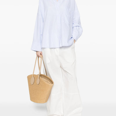 White Sand Striped cotton shirt