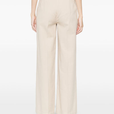 Via Masini 80 Cotton wide-leg trousers