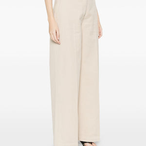 Via Masini 80 Cotton wide-leg trousers