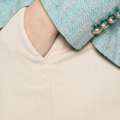 Via Masini 80 Cotton wide-leg trousers