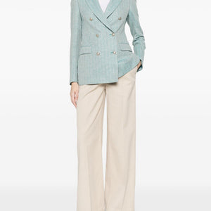 Via Masini 80 Cotton wide-leg trousers