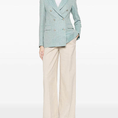 Via Masini 80 Cotton wide-leg trousers