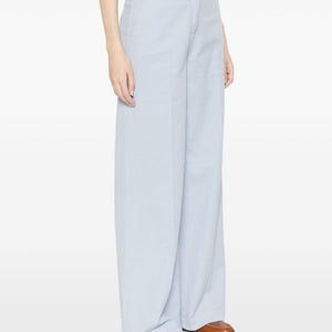 Via Masini 80 Cotton wide-leg trousers