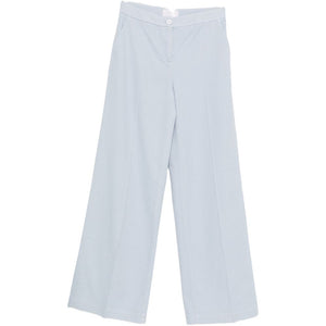 Via Masini 80 Cotton wide-leg trousers