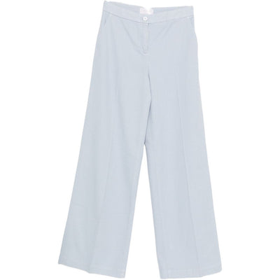 Via Masini 80 Cotton wide-leg trousers