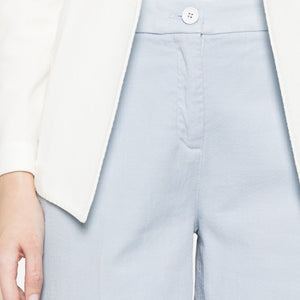 Via Masini 80 Cotton wide-leg trousers