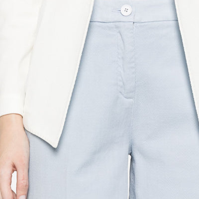Via Masini 80 Cotton wide-leg trousers