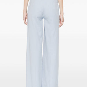 Via Masini 80 Cotton wide-leg trousers