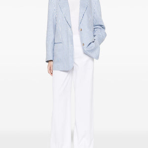 Via Masini 80 Cotton wide-leg trousers