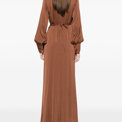 Silk95Five A-line skirt Palm Beach silk maxi dress