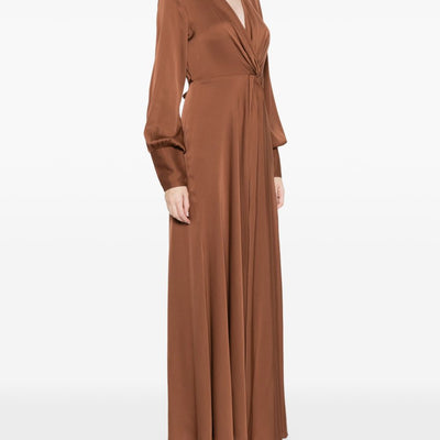 Silk95Five A-line skirt Palm Beach silk maxi dress