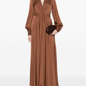 Silk95Five A-line skirt Palm Beach silk maxi dress