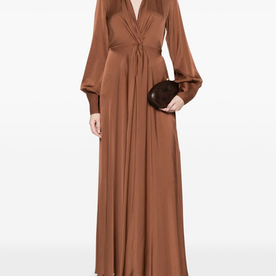 Silk95Five A-line skirt Palm Beach silk maxi dress