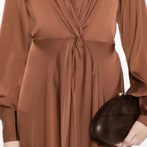 Silk95Five A-line skirt Palm Beach silk maxi dress