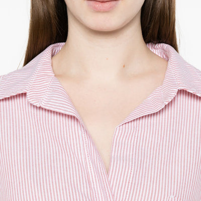 White Sand Striped cotton shirt