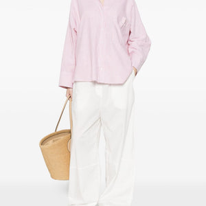 White Sand Striped cotton shirt