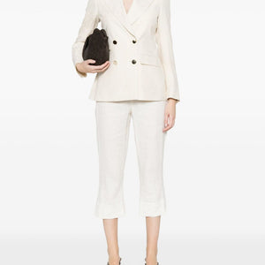 L.B.M. 1911 Linen blend double-breasted jacket