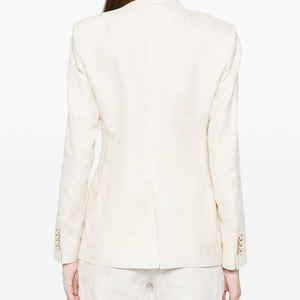 L.B.M. 1911 Linen blend double-breasted jacket