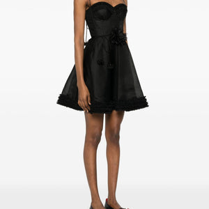 Zimmermann Luna linen and silk mini dress