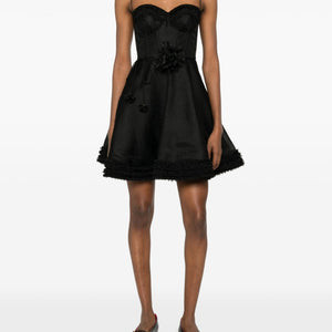 Zimmermann Luna linen and silk mini dress